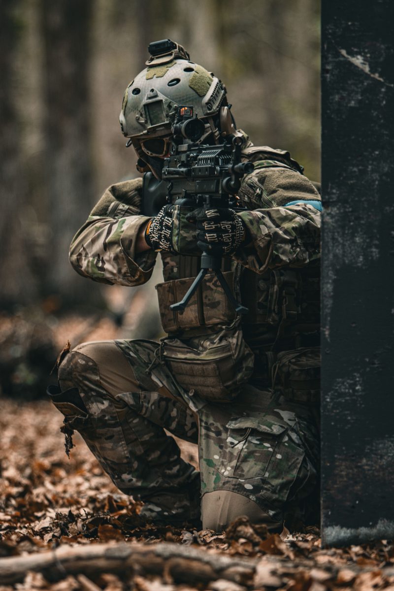 Tactical operator with weapon system